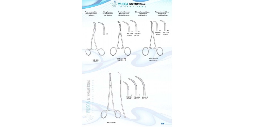 Artery Forceps for Preparation Ligature